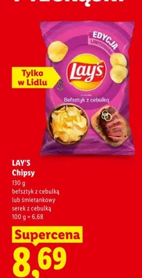 Chipsy Lay's befsztyk z cebulką promocja w Lidl