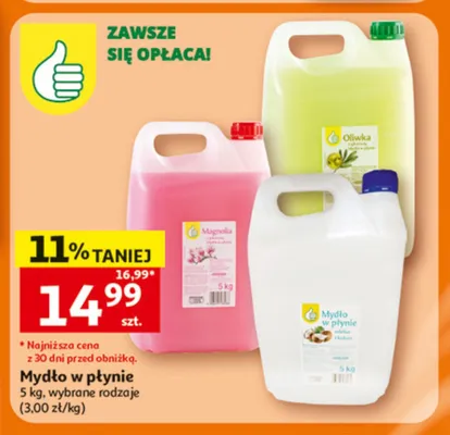 Mydło w płynie Mleko i Kokos promocja w Auchan