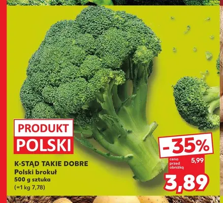 Brokuł polski K-Stąd Takie Dobre promocja w Kaufland