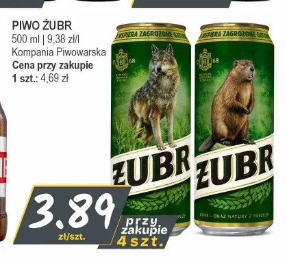 Piwo Żubr promocja w Słoneczko