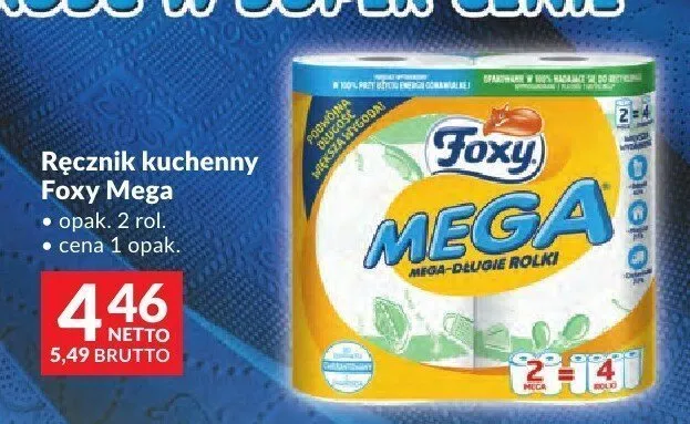 Ręcznik kuchenny Foxy Mega promocja w Makro