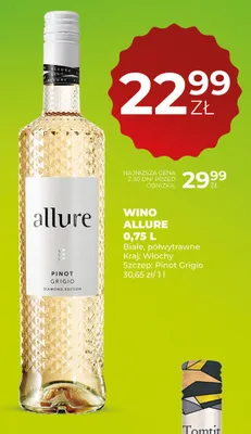 Wino Allure Pinot Grigio promocja w Duży Ben