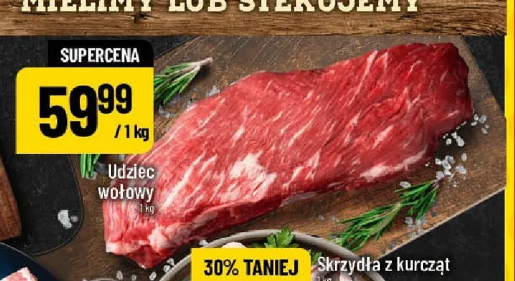 Udziec wołowy promocja w POLOmarket