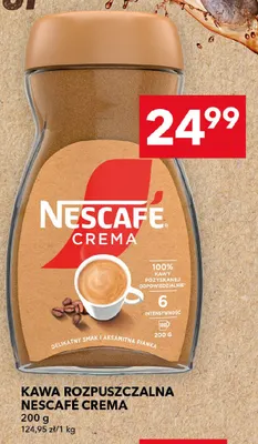 Kawa rozpuszczalna Nescafé Crema promocja w LEWIATAN