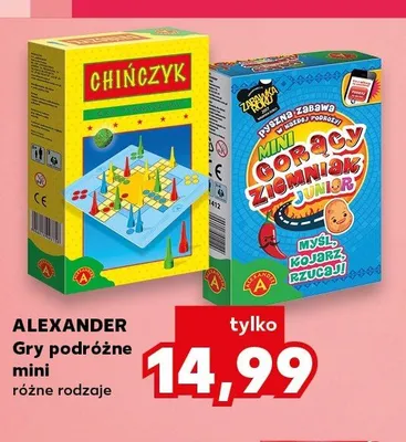 Gra podróżna mini Gorący Ziemniak Junior ALEXANDER promocja w Kaufland