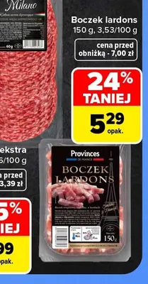 Boczek lardons Provinces de France promocja w Carrefour
