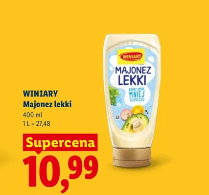 Majonez lekki Winiary promocja w Lidl
