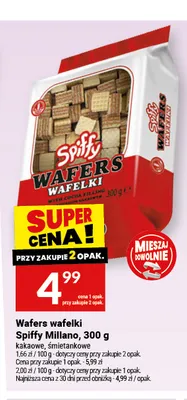 Wafelki Spiffy Millano śmietankowe promocja w Twój Market