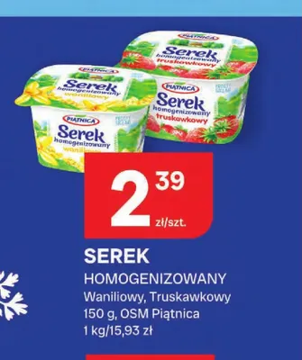 Serek homogenizowany waniliowy Piątnica promocja w Chorten