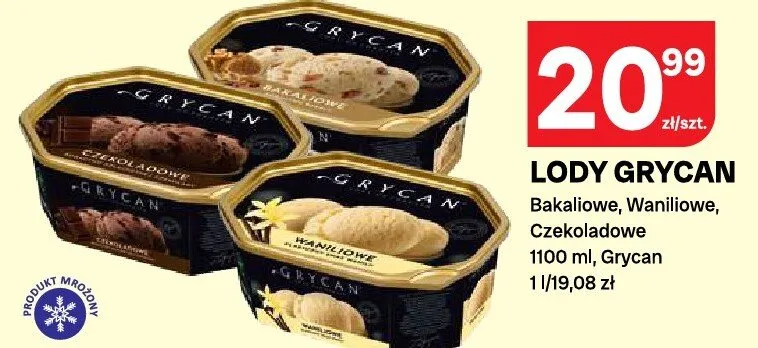 Lody Bakaliowe, Waniliowe, Czekoladowe promocja w Chorten