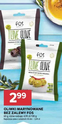 Oliwki marynowane bez zalewy FOS promocja w Stokrotka