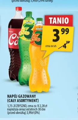 Napój gazowany Zbyszko promocja w Arhelan