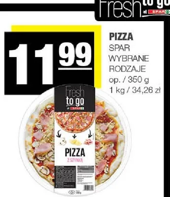 Pizza Spar Fresh to go promocja w SPAR