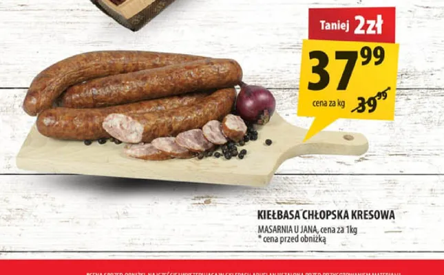 Kiełbasa chłopska kresowa Masarnia U Jana promocja w Arhelan