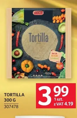 Tortilla Sandra promocja w Selgros