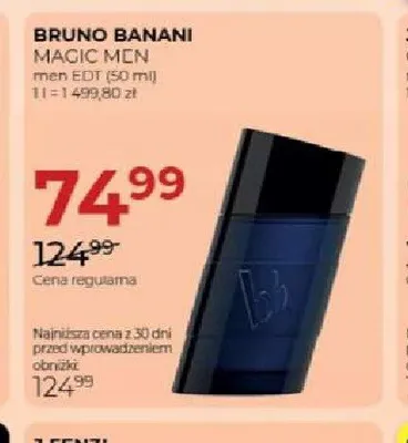 Woda toaletowa Bruno Banani Magic Men promocja w Drogerie Jawa
