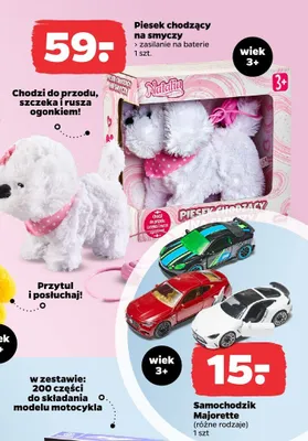 Samochodzik różne rodzaje promocja w Netto