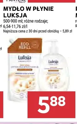 Mydło w płynie Luksja promocja w Stokrotka