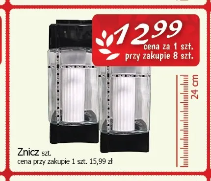 Znicz 24 cm promocja w CEZAR Delikatesy
