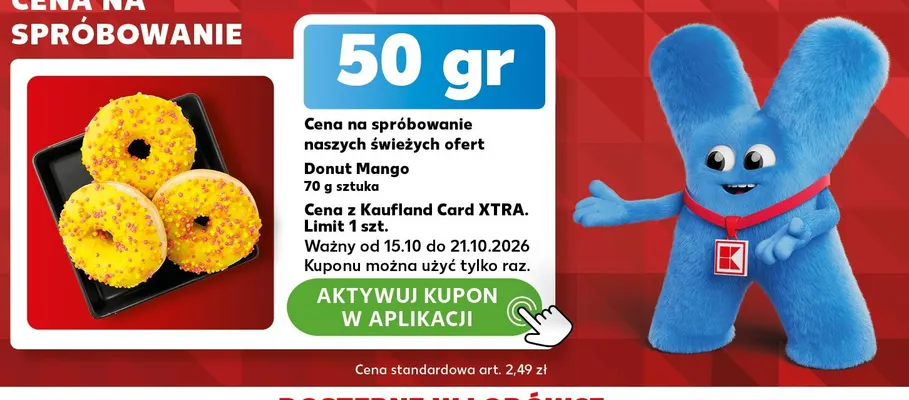 Donut Mango promocja w Kaufland