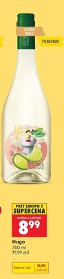 Wino Hugo słodkie białe promocja w Biedronka
