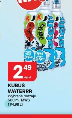 Woda jabłkowa Kubuś waterrr promocja w Chorten