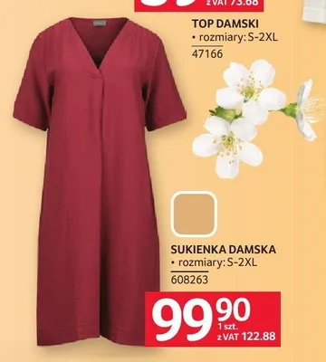 Sukienka damska promocja w Selgros