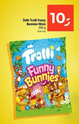 Żelki Funny Bunnies Minis promocja w Dealz