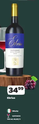 Wino czerwone Ebrius promocja w Netto