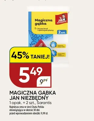 Magiczna gąbka Jan Niezbędny promocja w Chata Polska