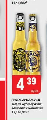 Piwo Capitan Jack promocja w Chorten