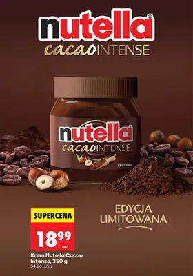 Krem Nutella Cacao Intense promocja w Biedronka