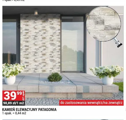 Kamień elewacyjny Patagonia promocja w Merkury Market