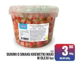 Surimi o smaku krewetki mäki w oleju promocja w Tomi Markt