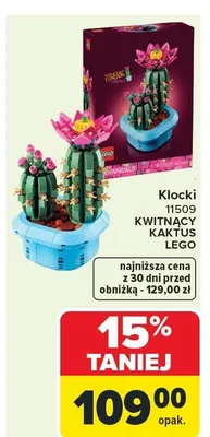 Klocki 11509 KWITNĄCY KAKTUS LEGO promocja w Carrefour