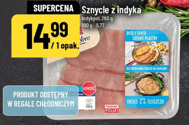 Sznycle z indyka  promocja w POLOmarket