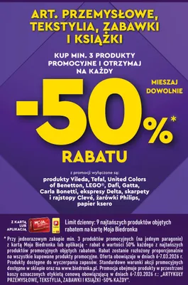 Od czwartku, strona 6 promocja w Biedronka