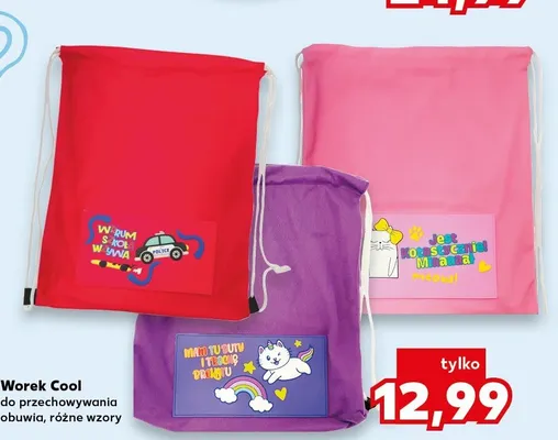 Worek do przechowywania obuwia Cool promocja w Kaufland