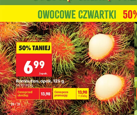 Rambutan promocja w Biedronka