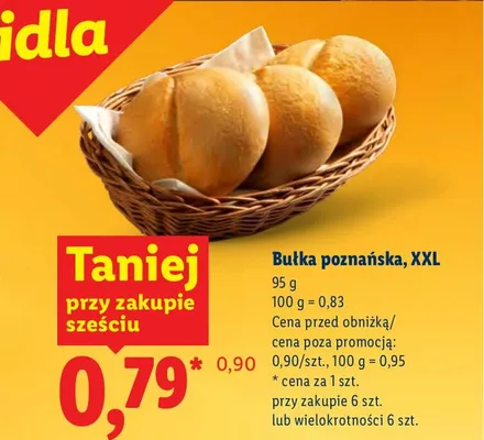 Bułka poznańska, XXL promocja w Lidl