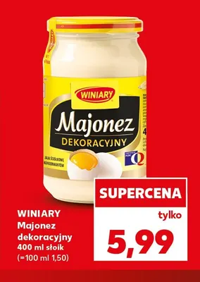 Majonez dekoracyjny Winiary promocja w Kaufland