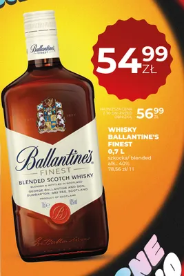 Whisky Ballantine's Finest promocja w Duży Ben