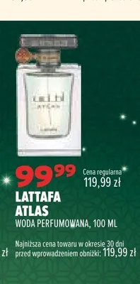 Woda perfumowana Lattafa Atlas promocja w Drogerie Natura