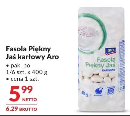 Fasola Piękny Jaś karłowy Aro promocja w Makro