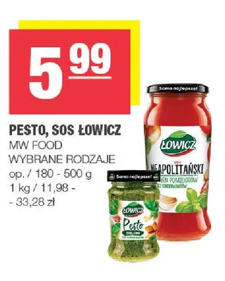Pesto zielone Łowicz promocja w SPAR