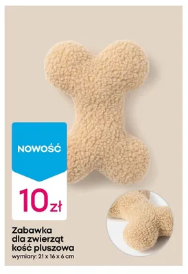 Zabawka dla zwierząt kość pluszowa promocja w Pepco