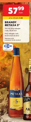 Brandy Metaxa 5* promocja w Stokrotka