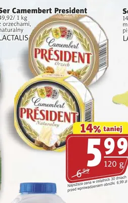 Ser Camembert Président naturalny promocja w Prim Market