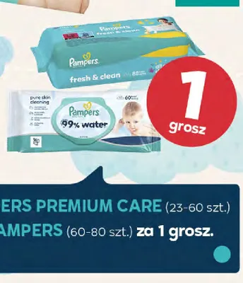 Chusteczki nawilżane Pampers Fresh & Clean promocja w Stokrotka