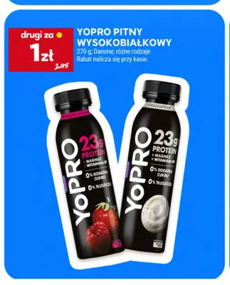 YoPRO pitny wysokobiałkowy stracciatella Danone promocja w Stokrotka
